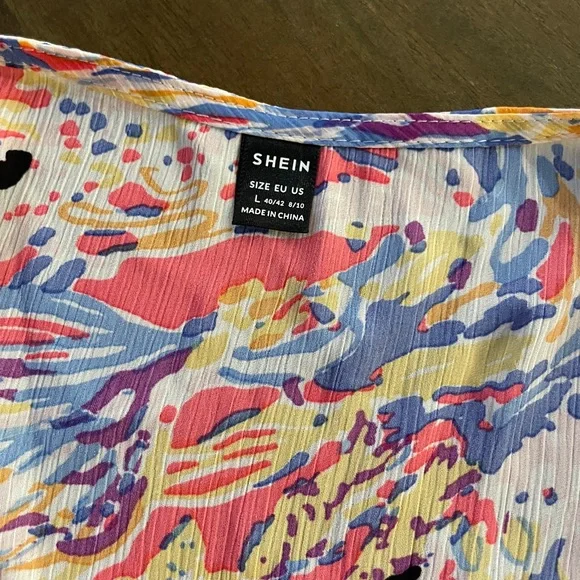 SHEIN Multicolor Maxi Dress, Women’s L - Picture 4 of 5